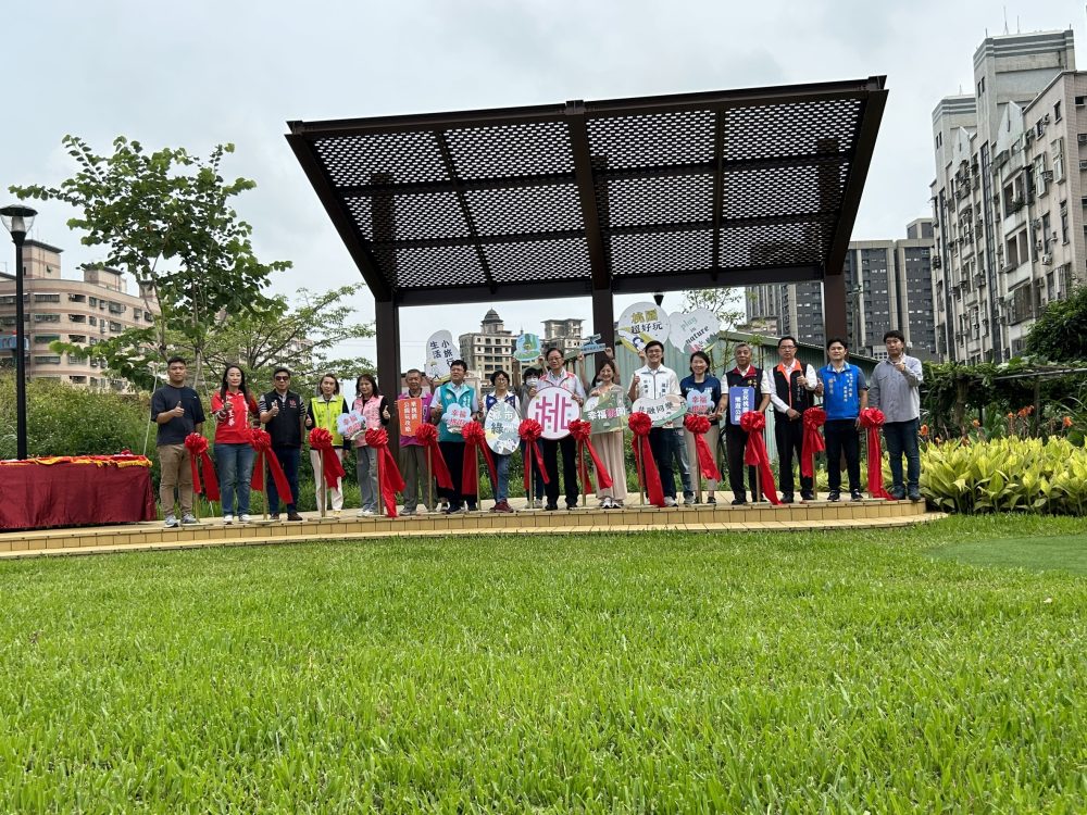 龍壽三角公園啟用 滿足市民休憩空間