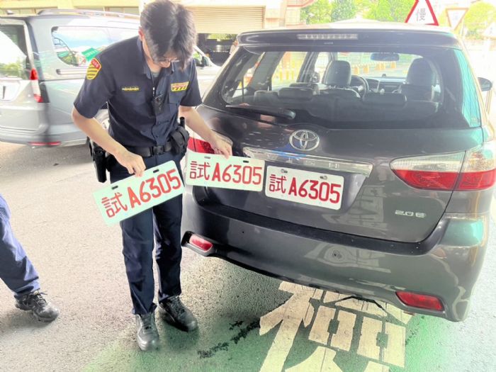 假車牌違法上路猖獗 桃警加強執法