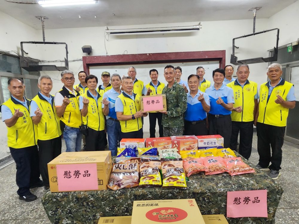 桃園後憲不畏颱風慰勞桃園憲兵隊暨憲兵教召連